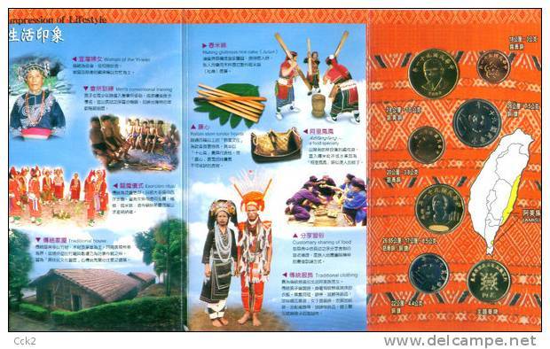 2002 Taiwan Aboriginal Culture Series/Uncirculated Coin Collection/ AMIS  TRIBE - Taiwan