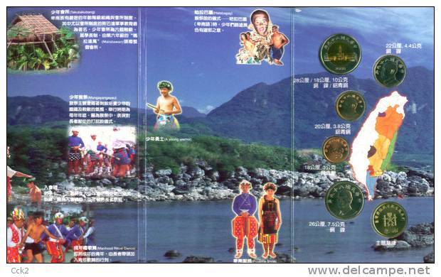 2000 Taiwan Aboriginal Culture Series/Uncirculated Coin Collection/ PUYUMA TRIBE - Taiwan