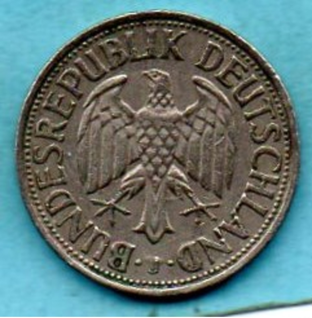 (r65)  GERMANY Fédéral Rép  1 MARK 1958 J - 1 Mark