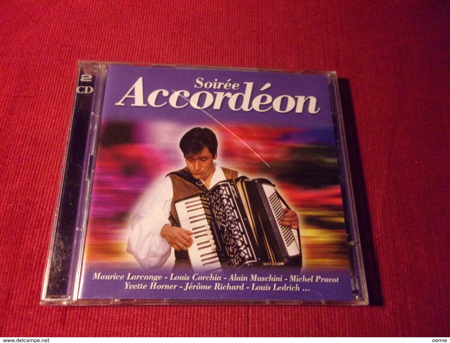 SOIREE ACCORDEON  COMPILATION 30 TITRES  D'YVETTE HORNER A MAURICE LARCANGE  DOUBLE CD - Compilations