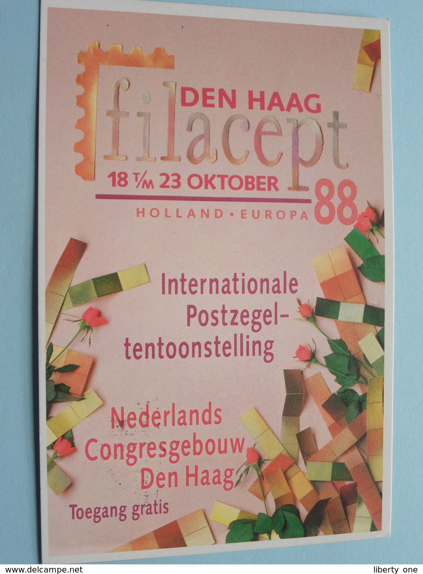 " FILACEPT " Den Haag ( Postzegeltentoonstelling ) Anno 1988 ( Zie Foto ) - Bourses & Salons De Collections