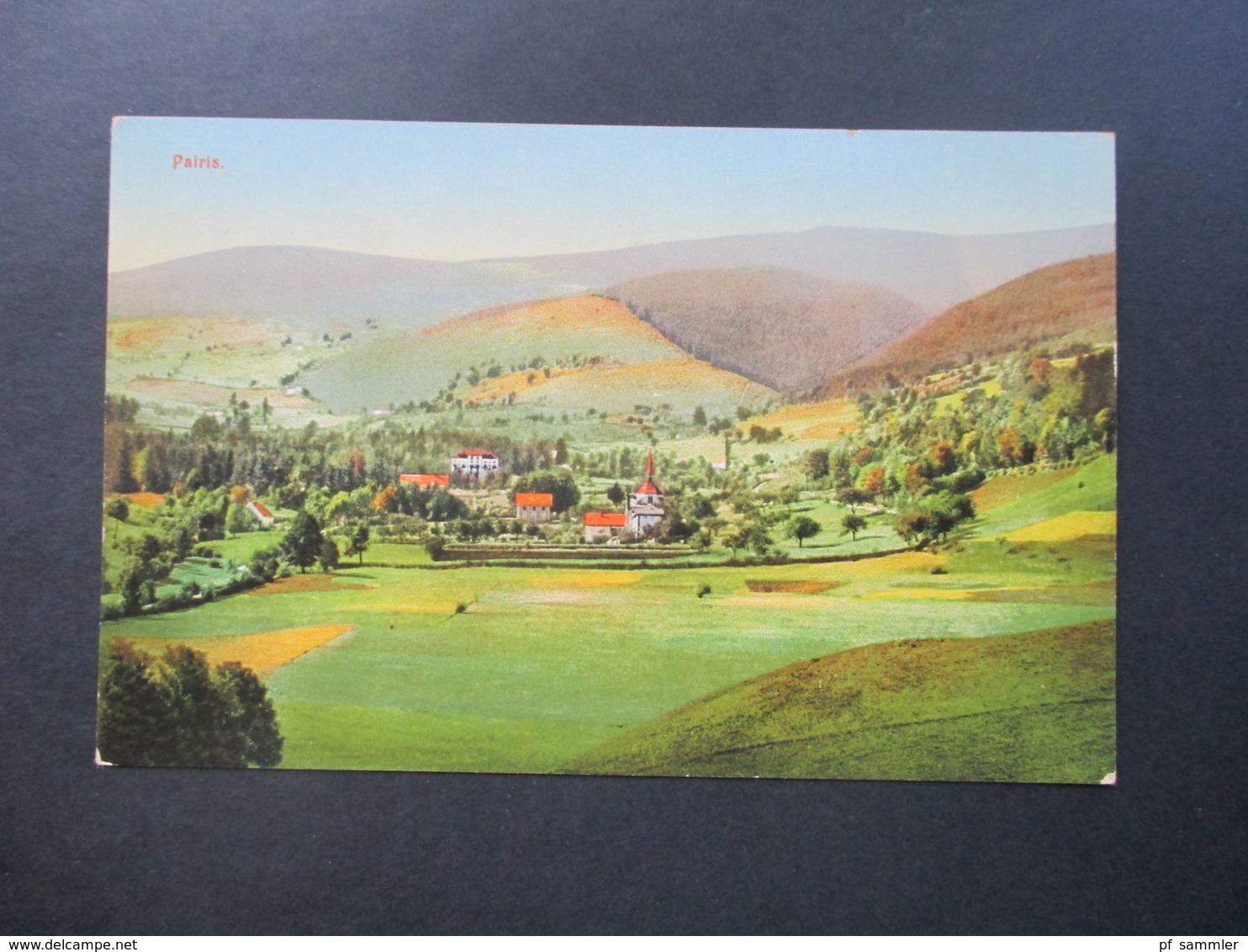 AK Um 1910 DR / Elsass Pairis Panorma. Sehr Kleiner Ort. Felix Luib, Kunstverlagsanstalt Strassburg - Elsass