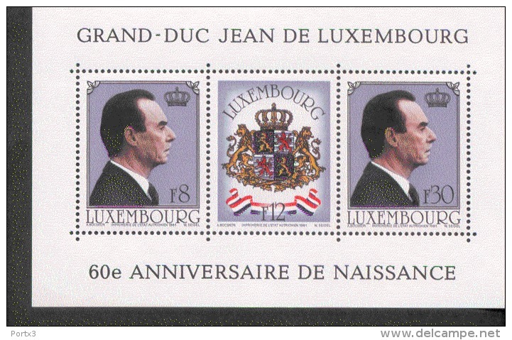 Luxemburg Block 13 Geburtstaag Des Großherzogs  MNH Postfrisch ** - Blocs & Hojas