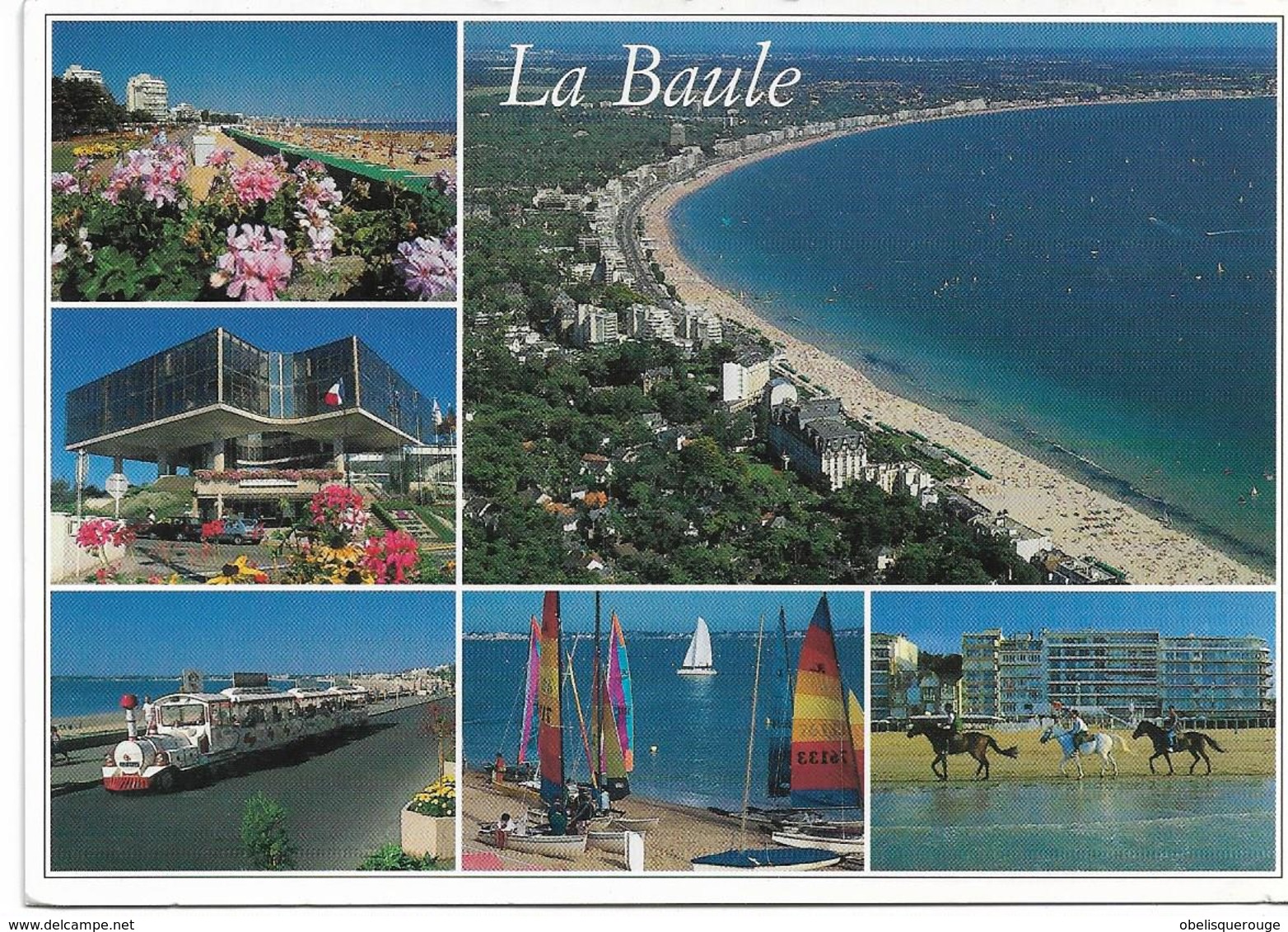[44] Loire Atlantique >LA BAULE  Herbignac    MULTIVUES  6 PHOTOS PLAGES - Herbignac