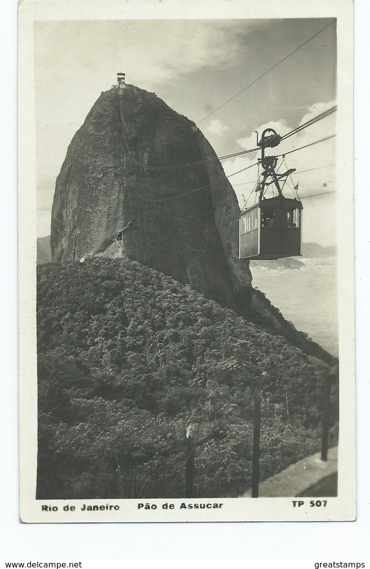 Brazil Postcard Unused Rp Rio De Janeiro. Pao De Assucar - Rio De Janeiro