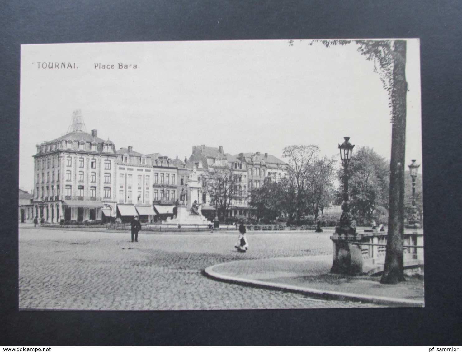 AK Um 1910 Tournai Place Bara. Marktplatz - Doornik