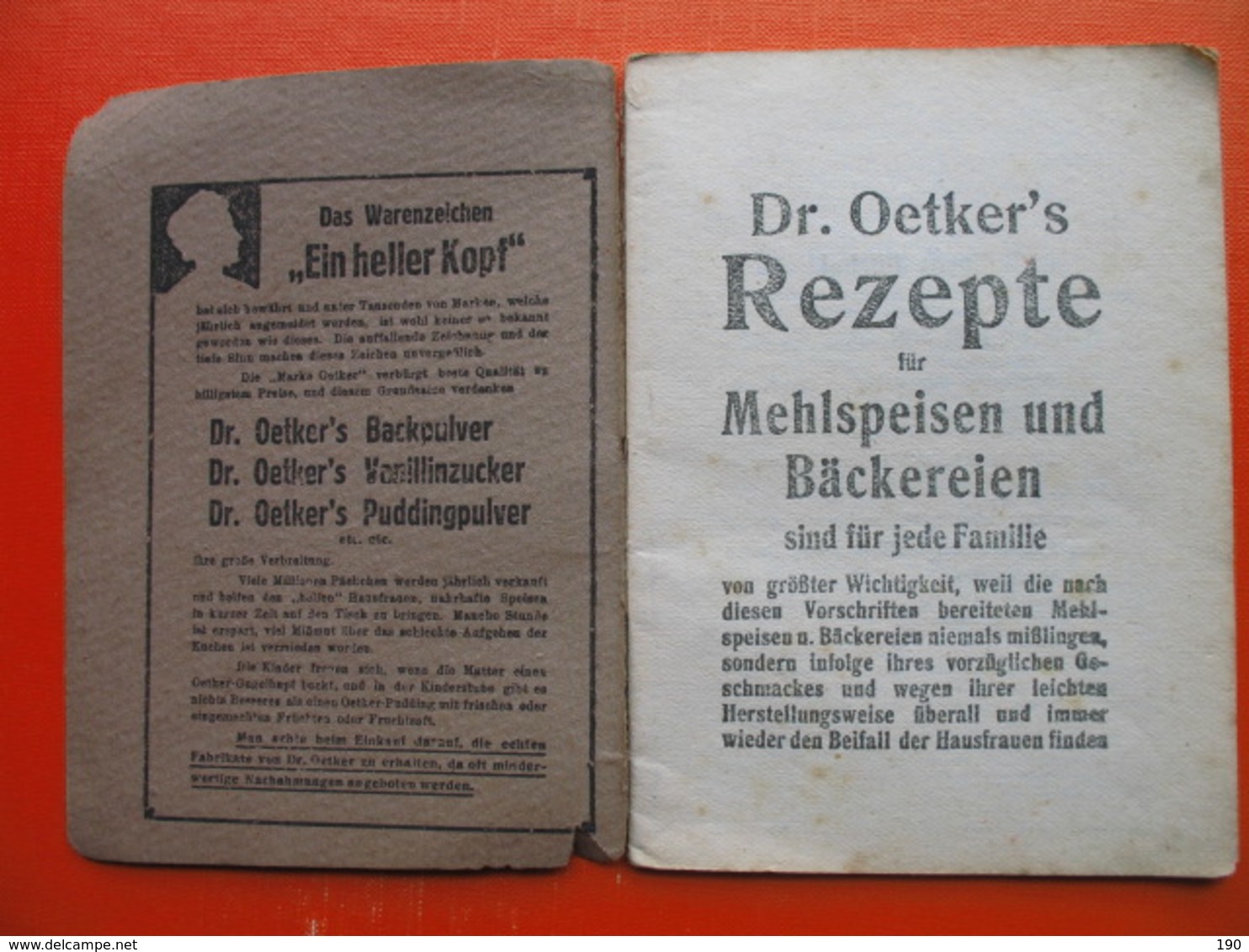 Dr.Oetker"s Rezepte - Old Books