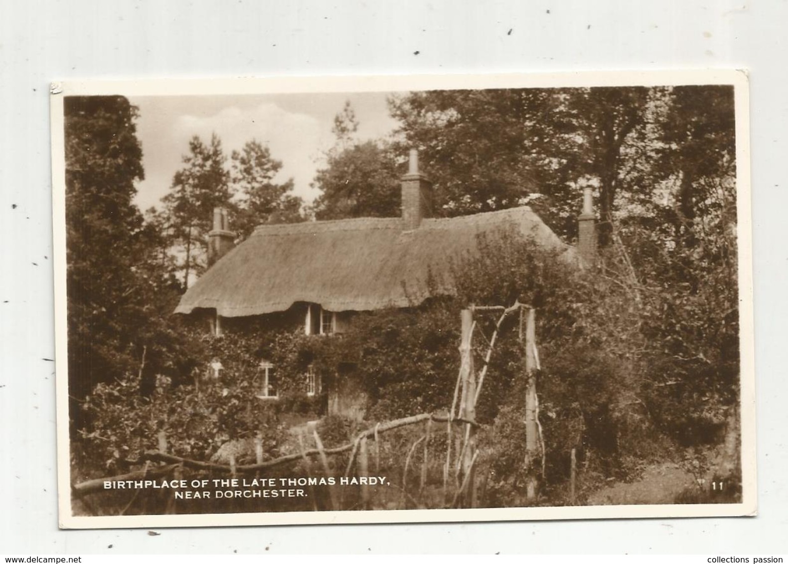 Cp , Angleterre , Birthplace Of The Late Thomas Hardy Near DORCHESTER , Voyagée 1956 - Otros & Sin Clasificación