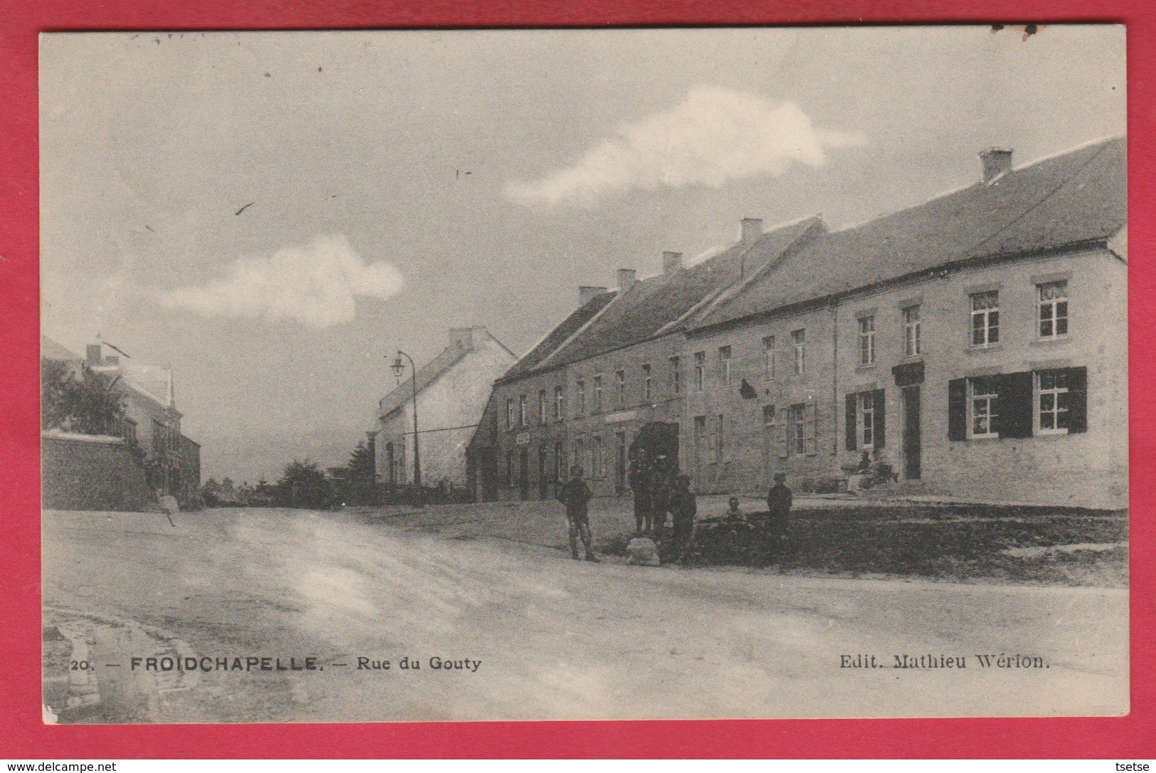 Froidchapelle - Rue Du Gouty -1912 ( Voir Verso ) - Froidchapelle