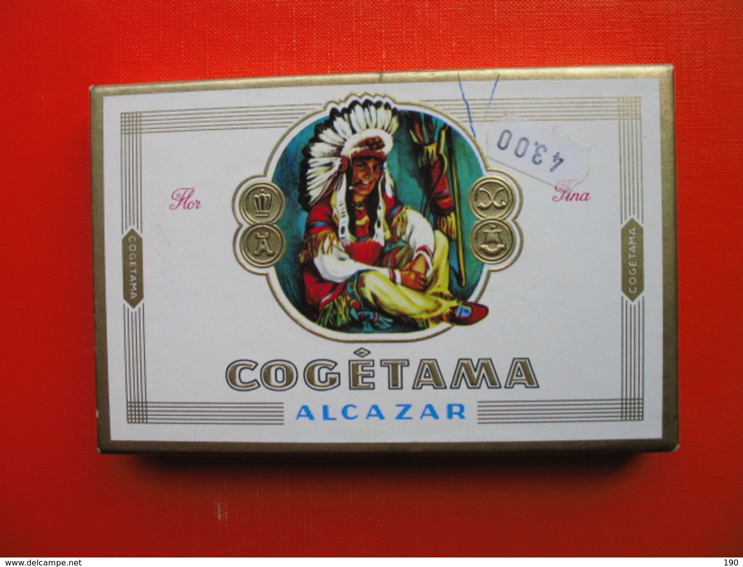 BOX FOR 10 CIGARS COGETAMA ALCAZAR - Boites à Tabac Vides