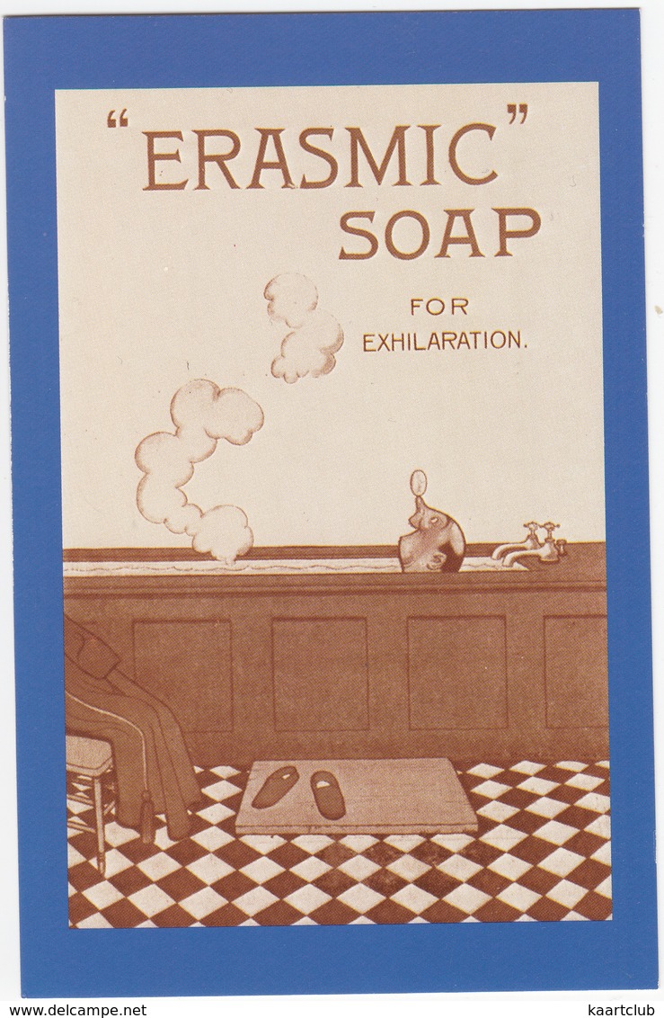 Erasmic Soap For Exhilaration, 1920  - (Nostalgia Postcard) - Reclame