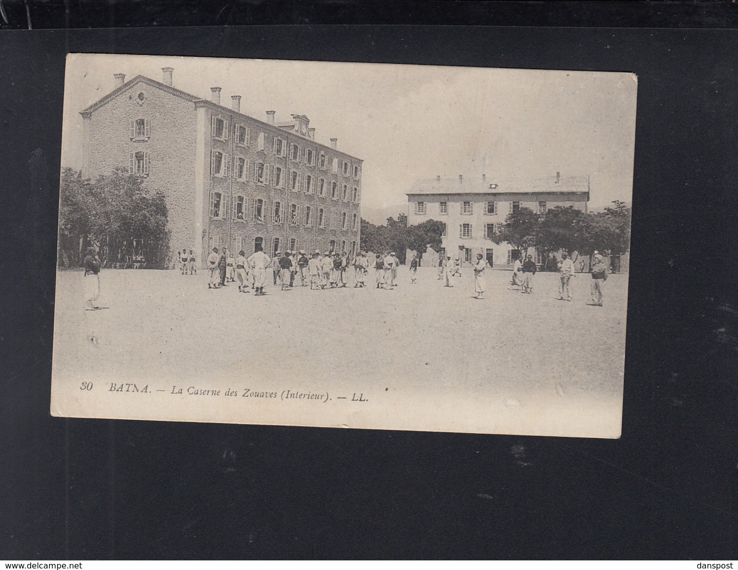 France Algerie CP Batna La Caserne Des Zouaves 1915 - Kasernen