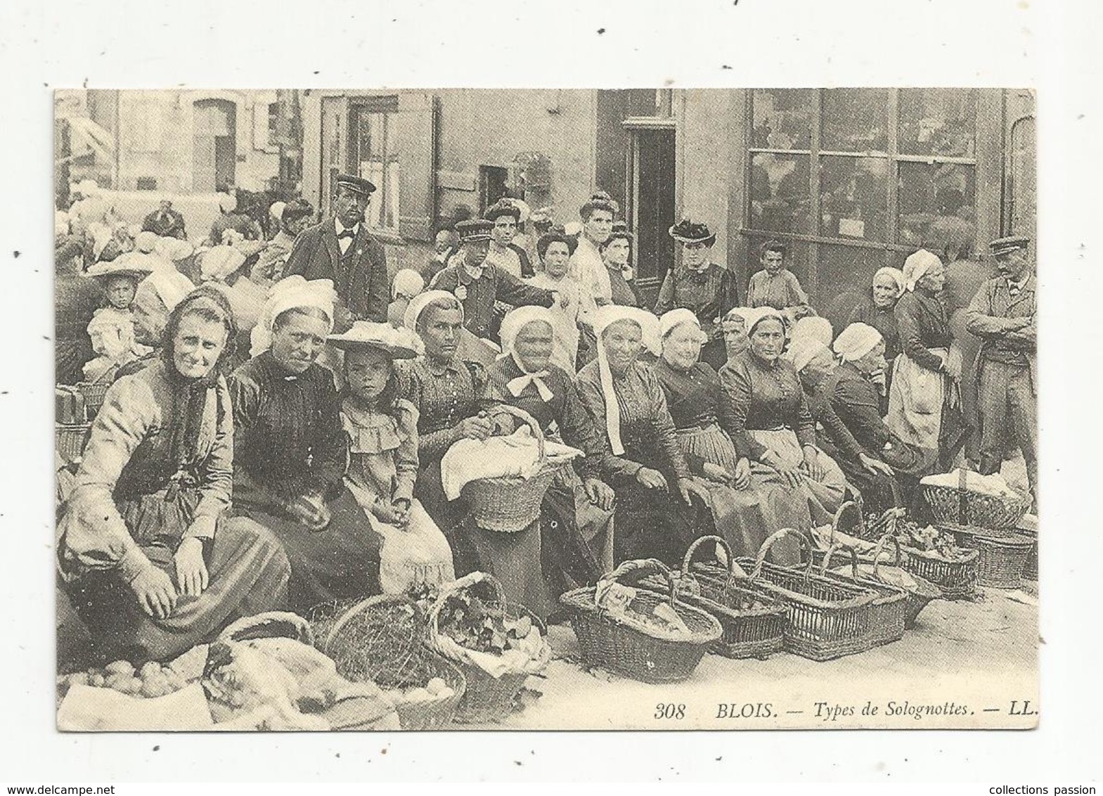 Reproduction Edito , Photo D.R. , Commerce , Marché , 41 , Blois , Typesde Solognottes - Märkte