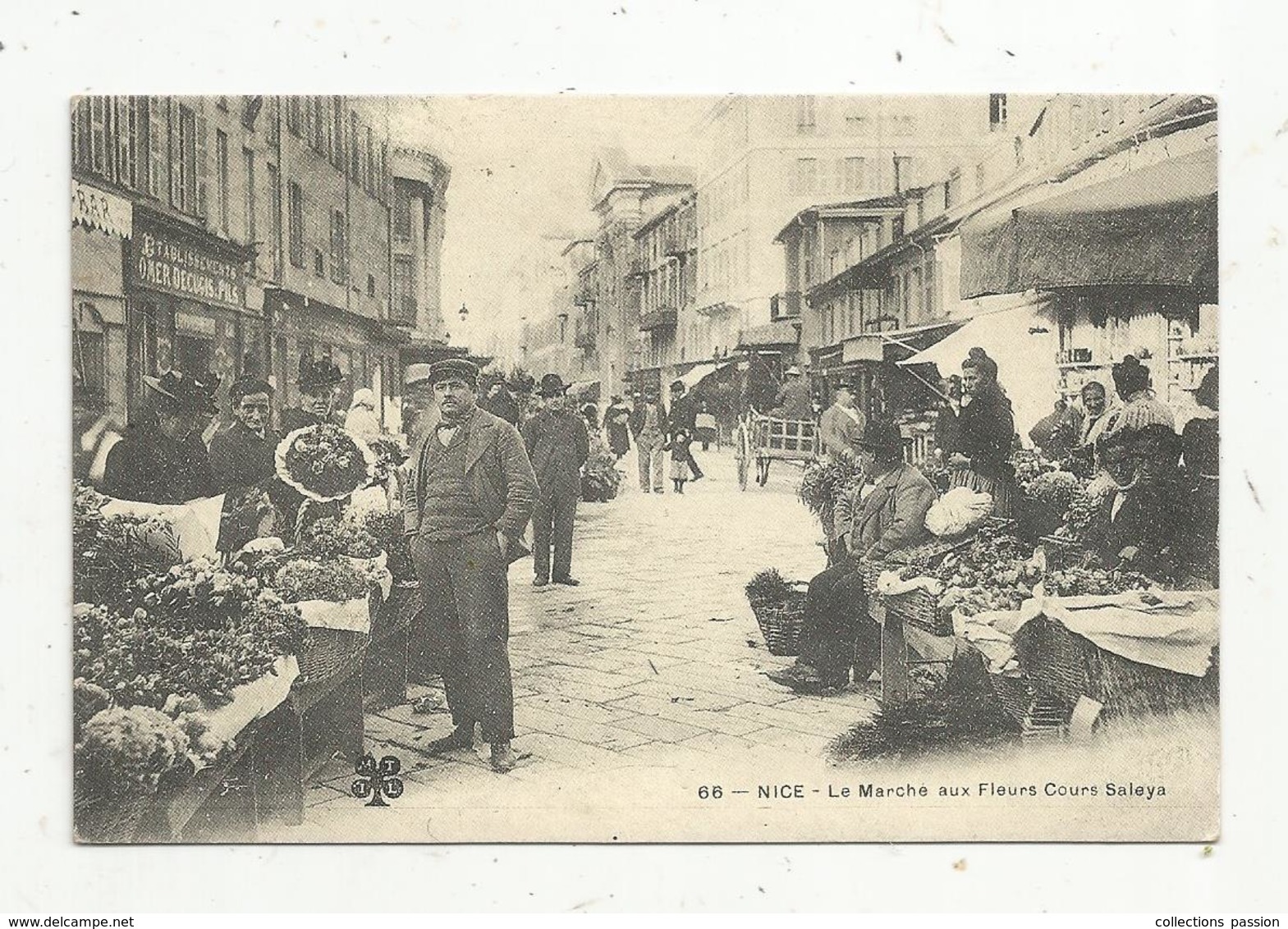 Reproduction Edito , Photo D.R. , Commerce , Marché Aux Fleurs , 06 , NICE , Cours Saleya - Märkte