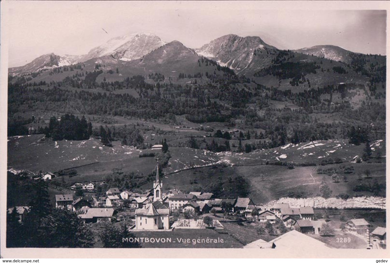 Montbovon + Cachet Montreux - Zweisimmen (3289) - Montbovon