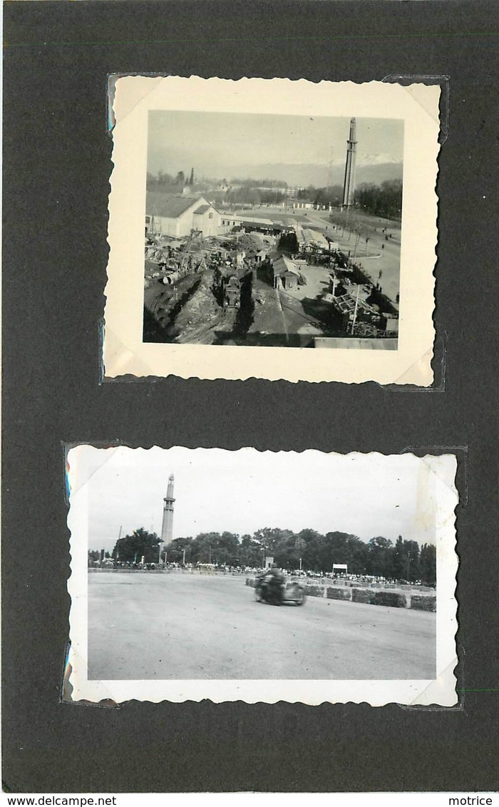 GRENOBLE (isère)- Tour D'orientation,course Auto/moto Le 18 Juin 1950 ( Photos Format 7cm X 4,6cm Et 6cm X5,4cm). - Lieux