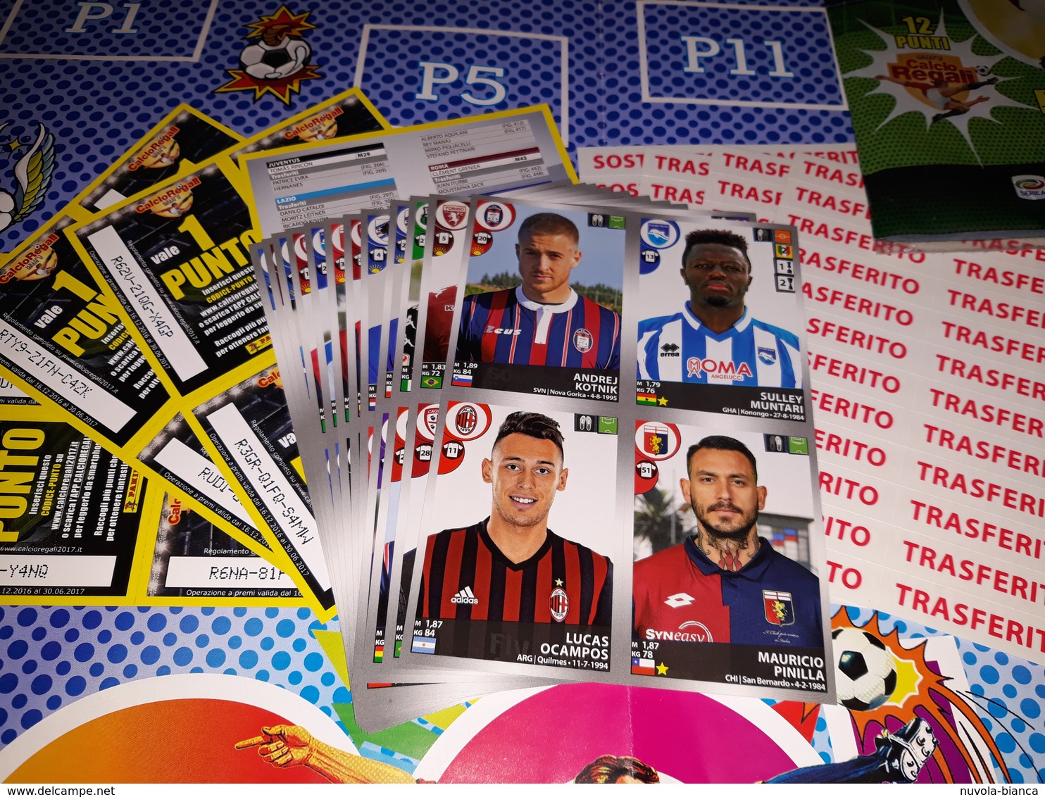 Calciatori 2016.17 Set Completo Aggiornamenti+poster Panini - Edizione Italiana