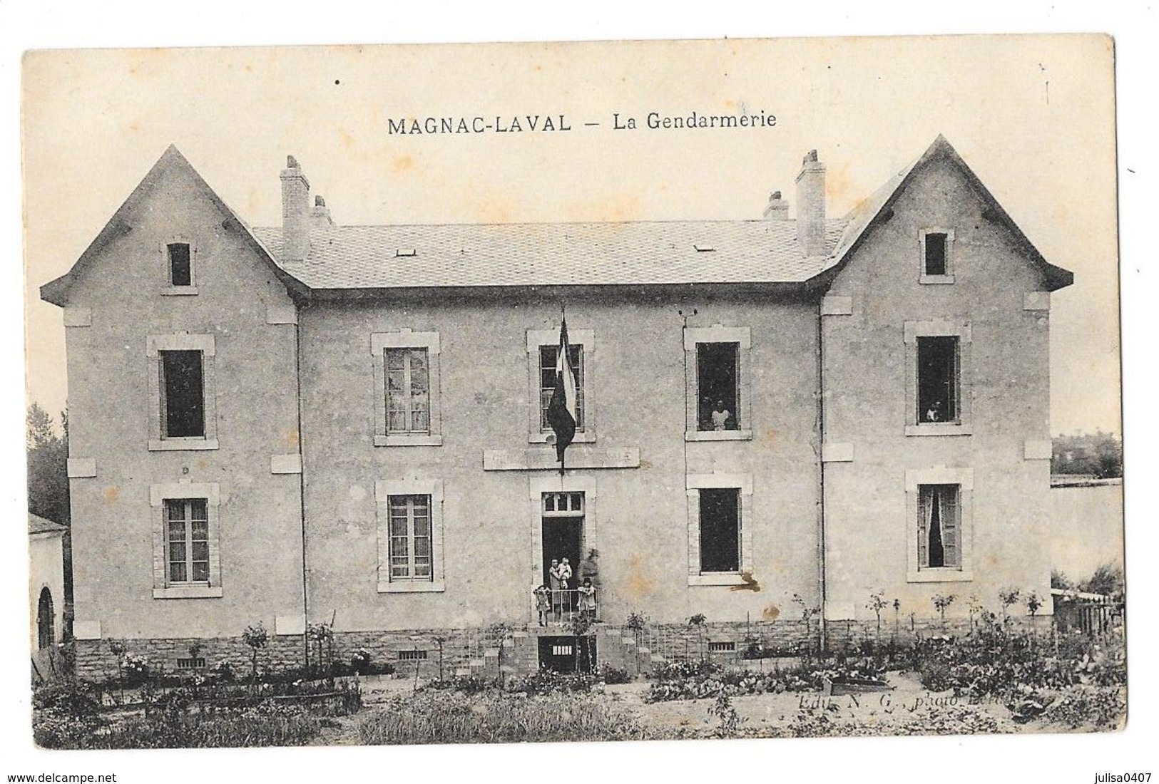 MAGNAC LAVAL (87) Façade De La Gendarmerie - Altri & Non Classificati