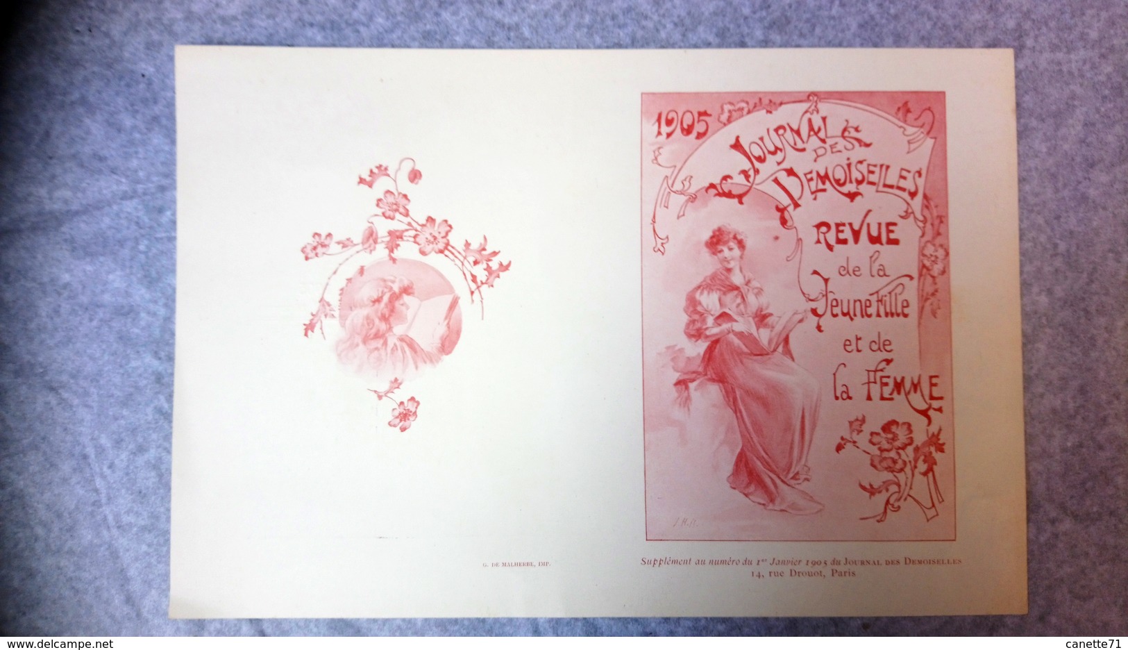 Calendrier 1905 - Petit Format : 1901-20