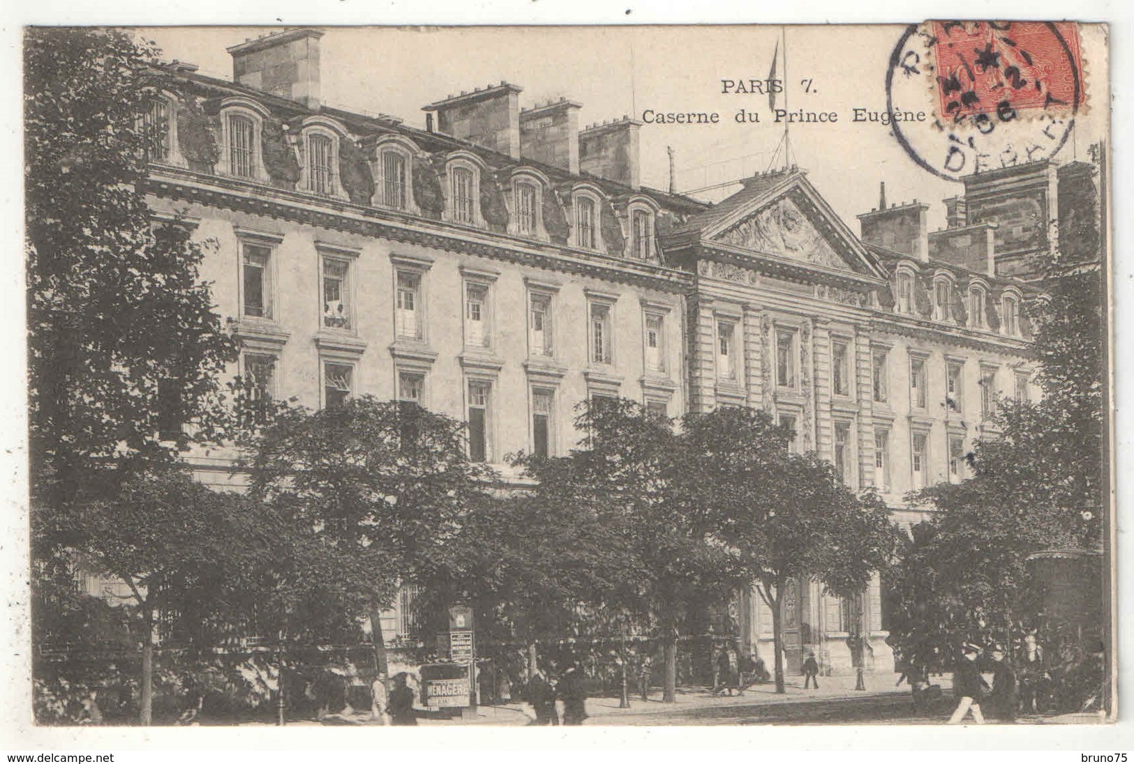 75 - PARIS 11 - Caserne Du Prince Eugène - 1906 - Arrondissement: 11