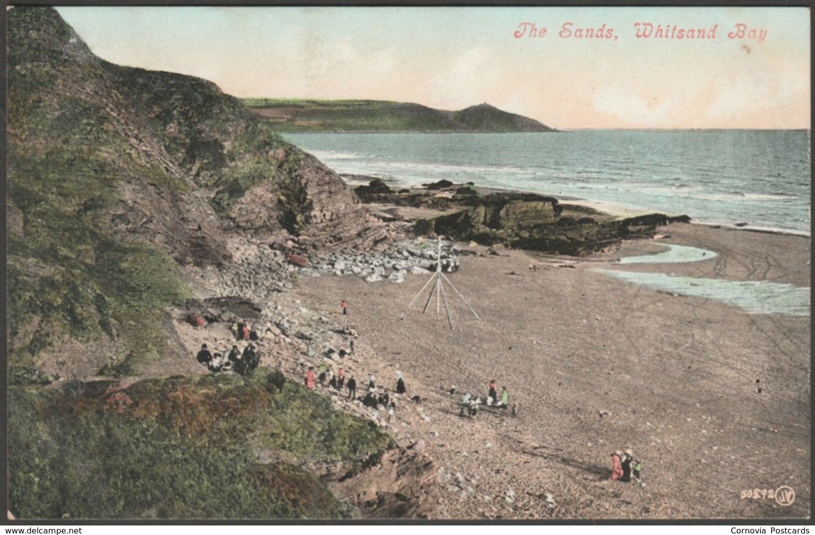 The Sands, Whitsand Bay, Cornwall, C.1905 - Valentine's Postcard - Other & Unclassified