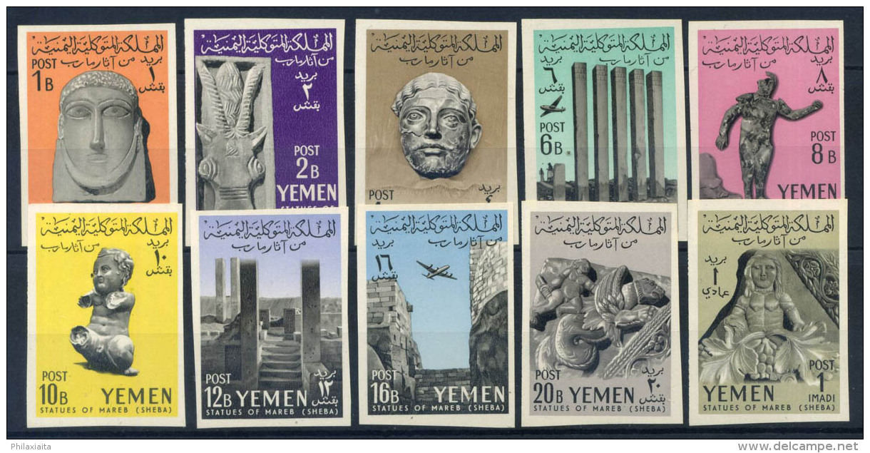 Yemen 1961 Mi. 215-224 Nuovo ** 100% Arte, Cultura - Yemen