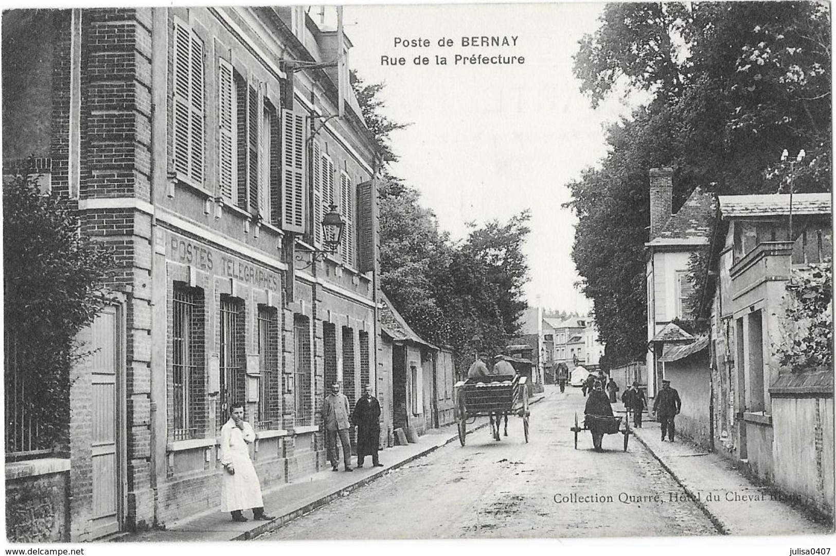 BERNAY (27) Bureau De Poste Animation - Bernay