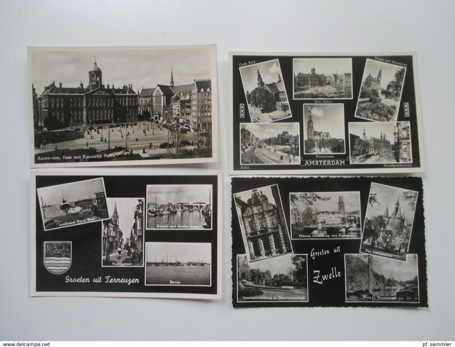 AK Posten mit 54 Stück Niederlande. Amsterdam und andere Orte / Motive ca. 1920 - 50er Jahre