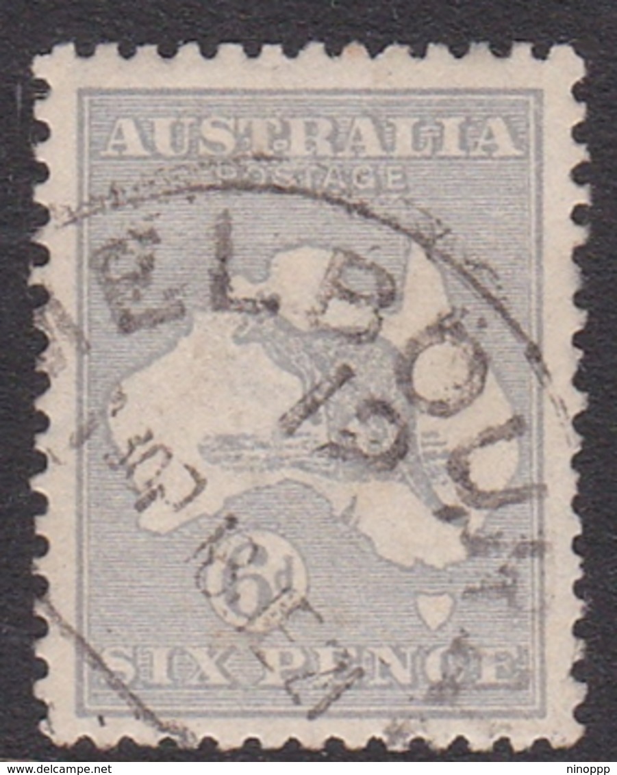 Australia SG 38 1915 Kangaroo,6d Ultramarine, Used - Used Stamps