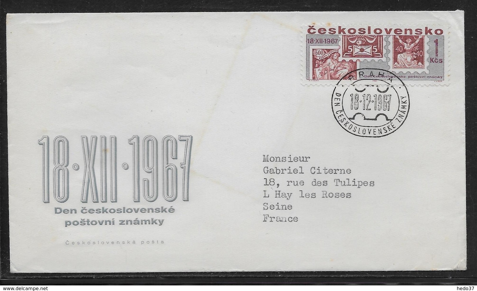 Tchécoslovaquie - Lettre - Lettres & Documents
