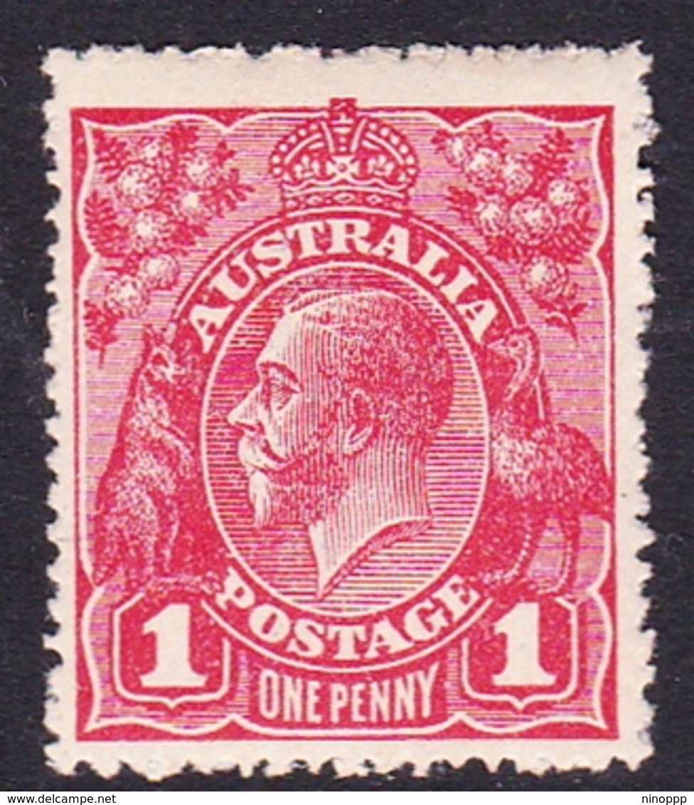 Australia SG 47  1917 King George V,1d Red, Mint Hinged - Ungebraucht