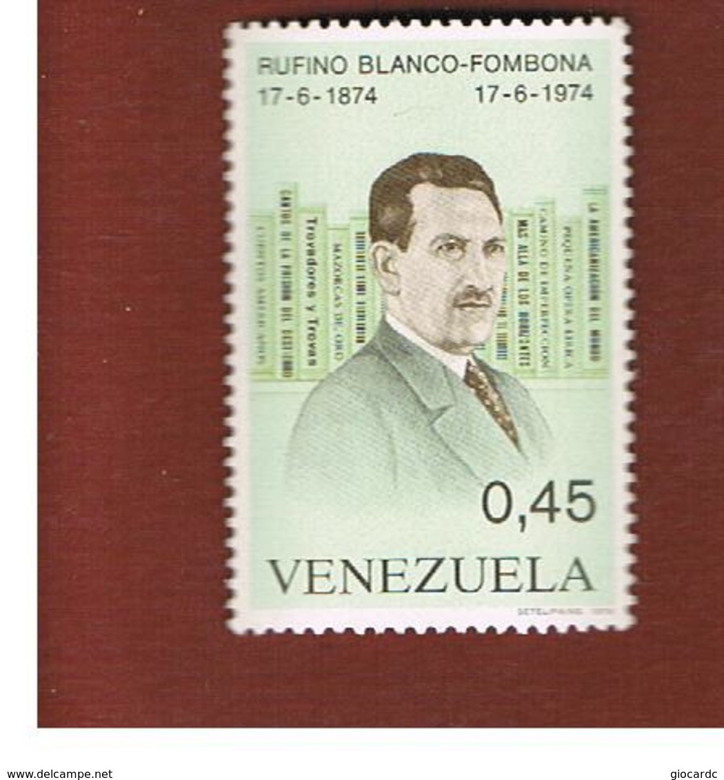 VENEZUELA  - SG 2281   -  1974 R. BLANCO-FOMBONA      -  MINT** - Venezuela
