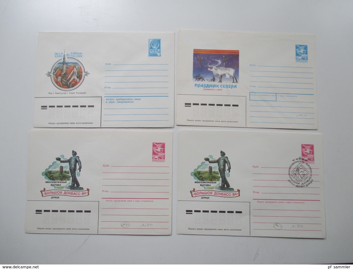 Sowjetunion 1970 / 80er Jahre FDC / Ganzsachen / Sonderumschläge! 272 Stk. gelaufen / ungebraucht! Viele Motive!!