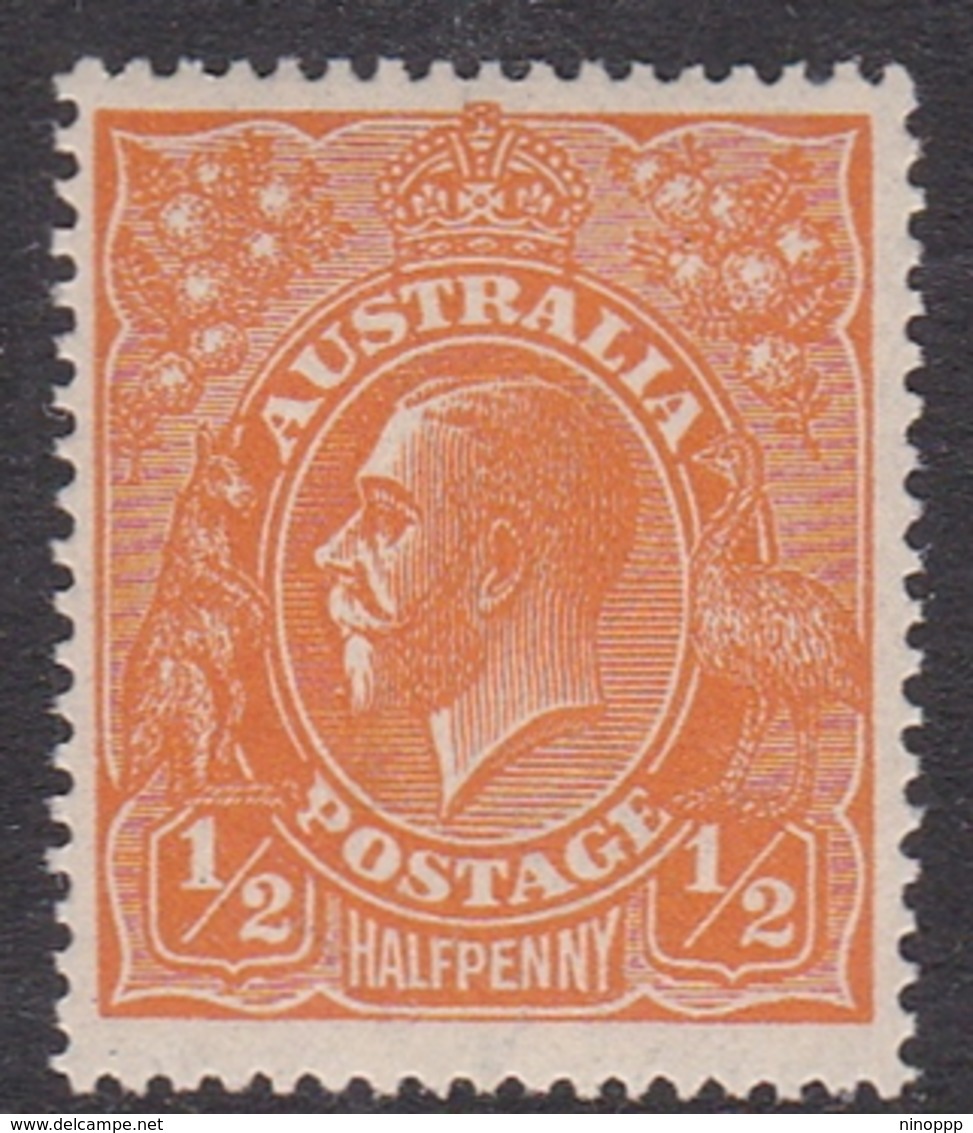 Australia SG 56 1923 King George V,half Penny Orange, Single Watermark, Invented, Mint Never Hinged - Neufs