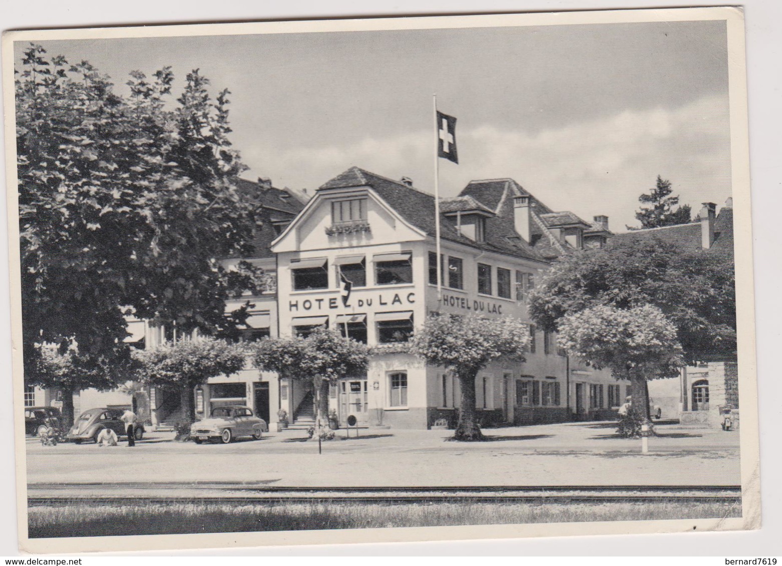 Suisse   Auvernier  Hotel Du Lac  Propr P Cerf  Chef De Cuisine - Vernier