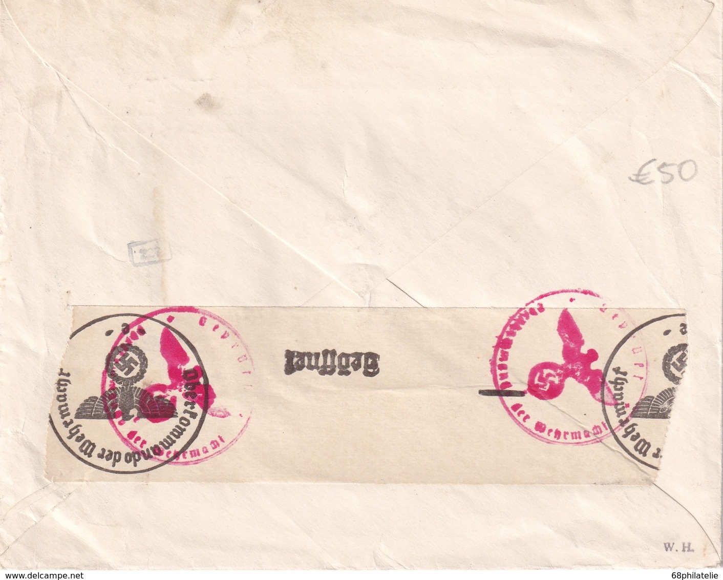 ALLEMAGNE 1942 LETTRE CENSUREE DE WIEN POUR ZURICH - Briefe U. Dokumente