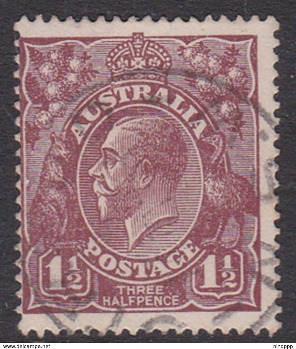 Australia SG 59a 1920 King George V,Three Half Penny,chocolate,Single Watermark, Used - Used Stamps