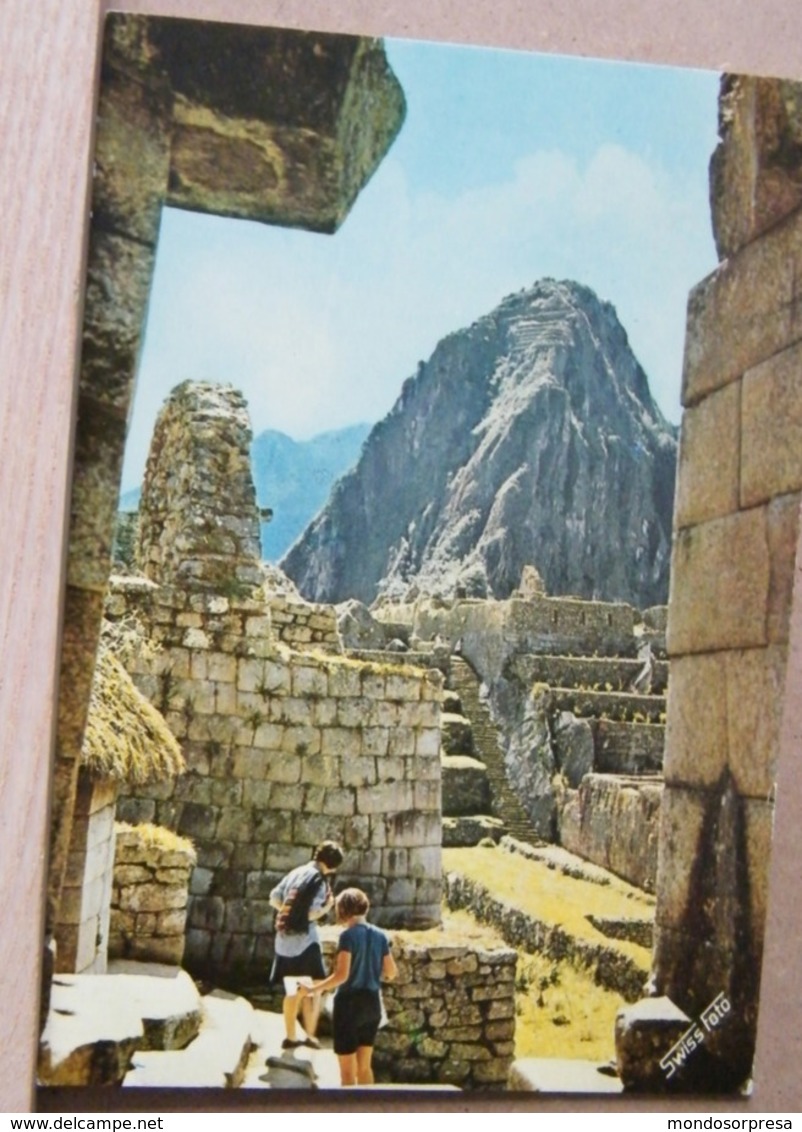 MACHUPICCHU, MACHU PICCHU, PARTICOLARE, ANIMATA, VIAGGIATA - Perù