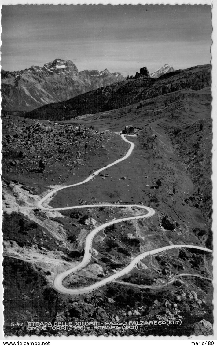 C.P.  PICCOLA      STRADA  DELLE  DOLOMITI--PASSO  FALZAREGO--CINQUE  TORRI  E  SORAPIS    (NUOVA) - Altri & Non Classificati