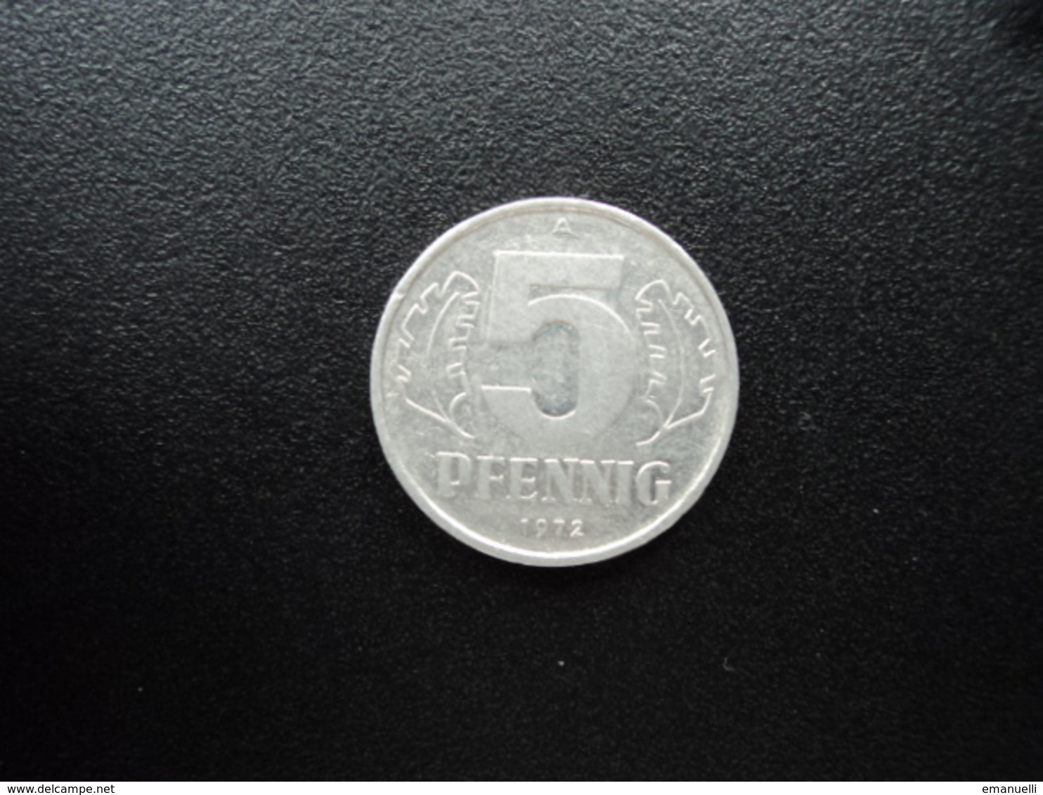 RÉPUBLIQUE  DÉMOCRATIQUE ALLEMANDE : 5 PFENNIG   1972 A   KM 9.1    SUP - 5 Pfennig