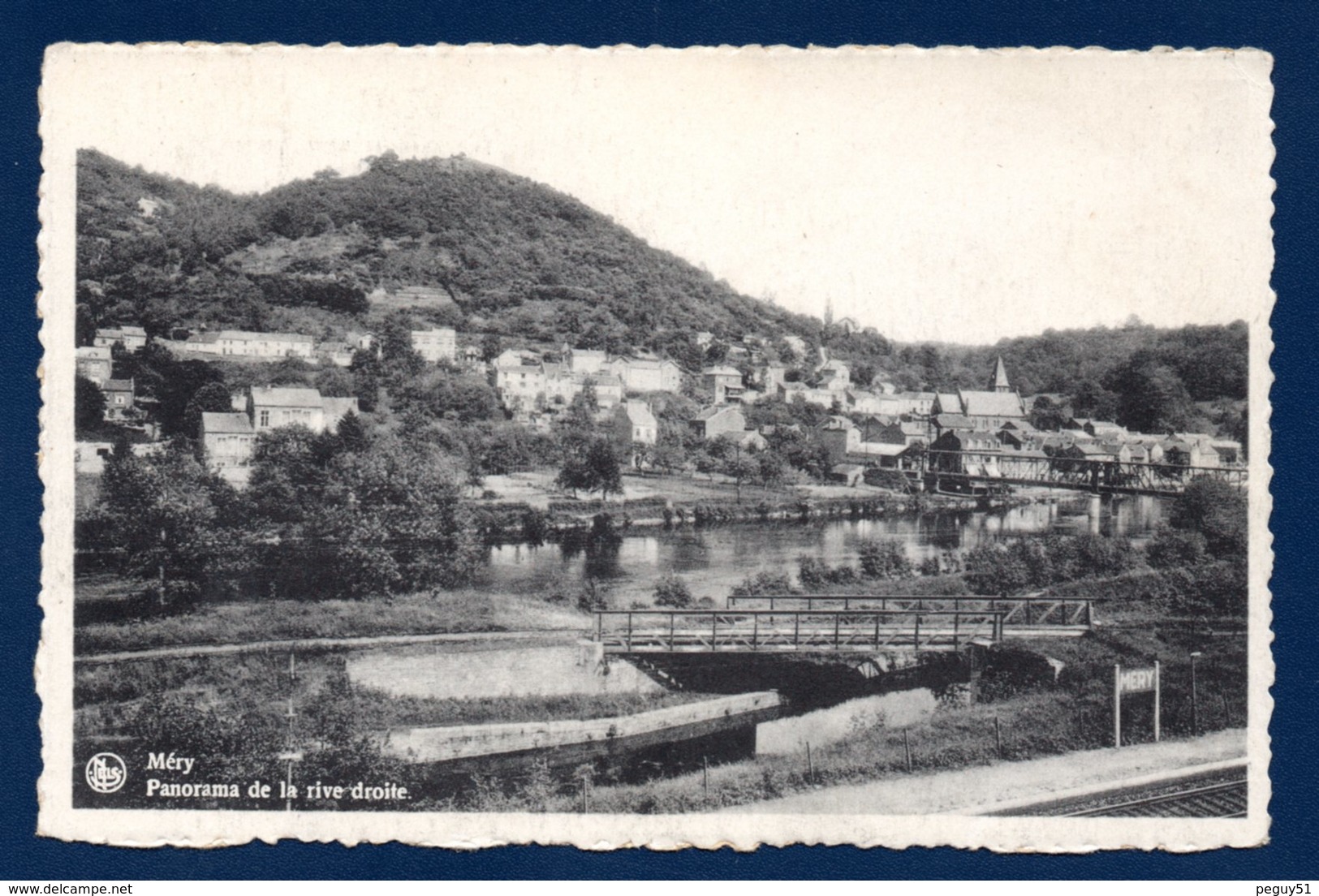 Méry (Esneux). Panorama De La Rive Droite. 1948 - Esneux