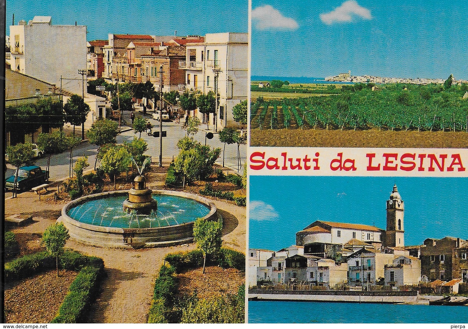 SALUTI DA .... LESINA (FG) - VARIE VEDUTE - EDIZ. TRIMBOLI PESCARA 1979 - NUOVA - Greetings From...