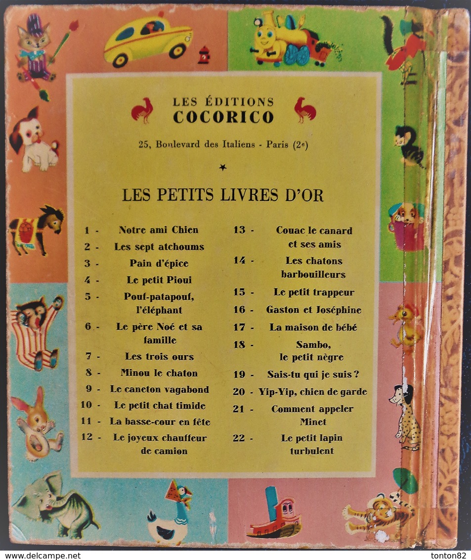 Un Petit Livre D'OR  N° 16 - Gaston Et Joséphine - Éditions Cocorico - (  1960 ) . - Autres & Non Classés