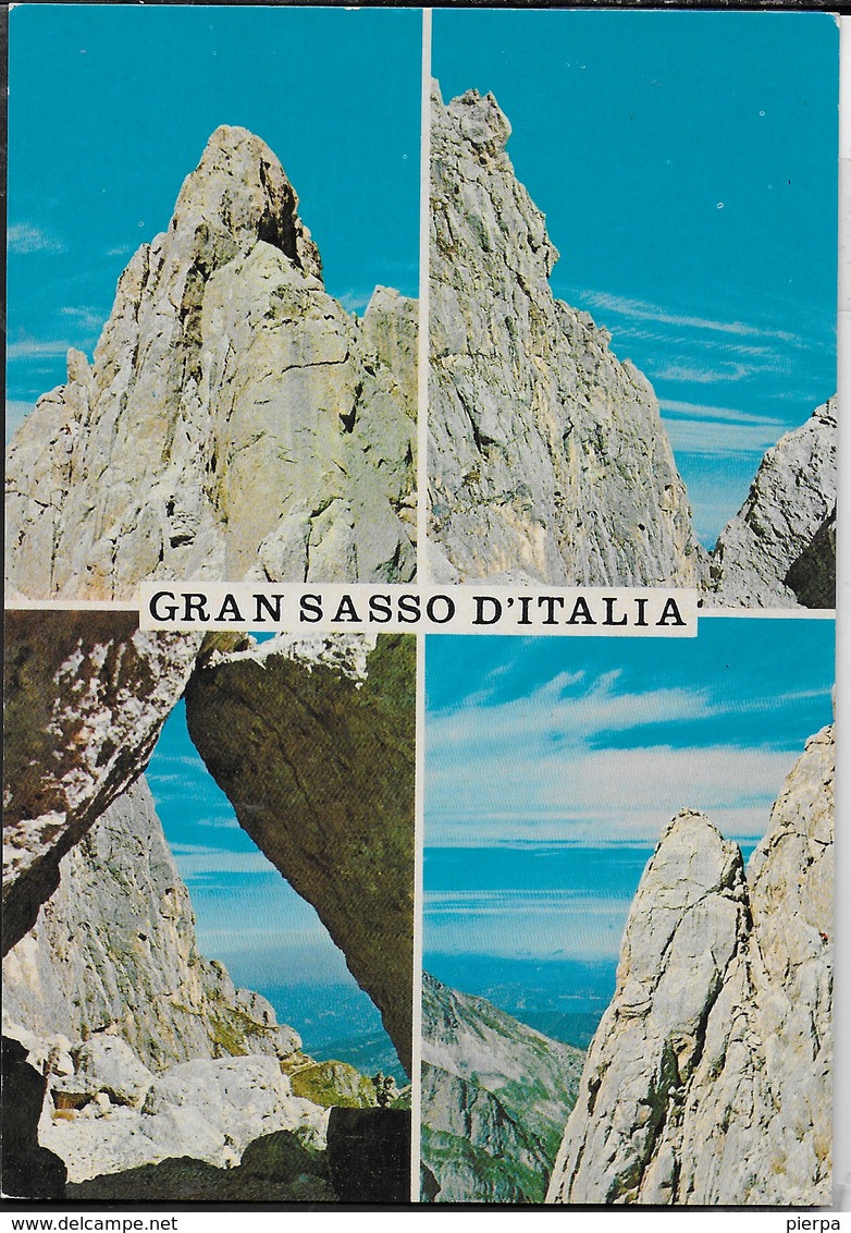 GRAN SASSO D'ITALIA - QUATTRO VEDUTE - EDIZ. TRIMBOLI PESCARA 1979 - NUOVA - Altri & Non Classificati