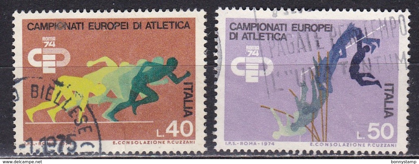 Repubblica Italiana, 1974 - Atletica Leggera - Nr.1260/1261 Usato° - 1971-80: Usati