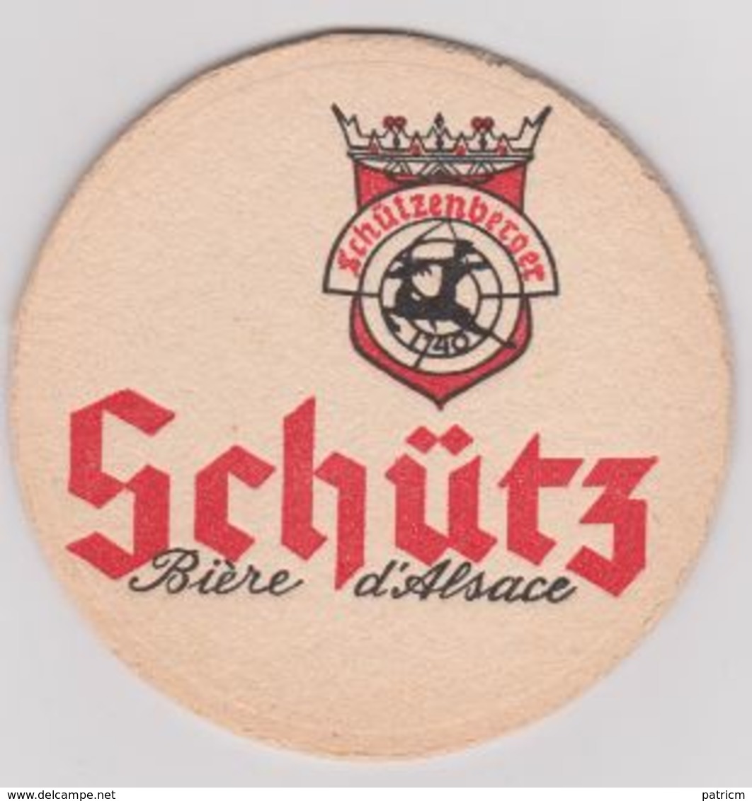 Ancien Sous Bock De Biere Française De La Brasserie SCHÜTZENBERGER ALSACE - Sous-bocks