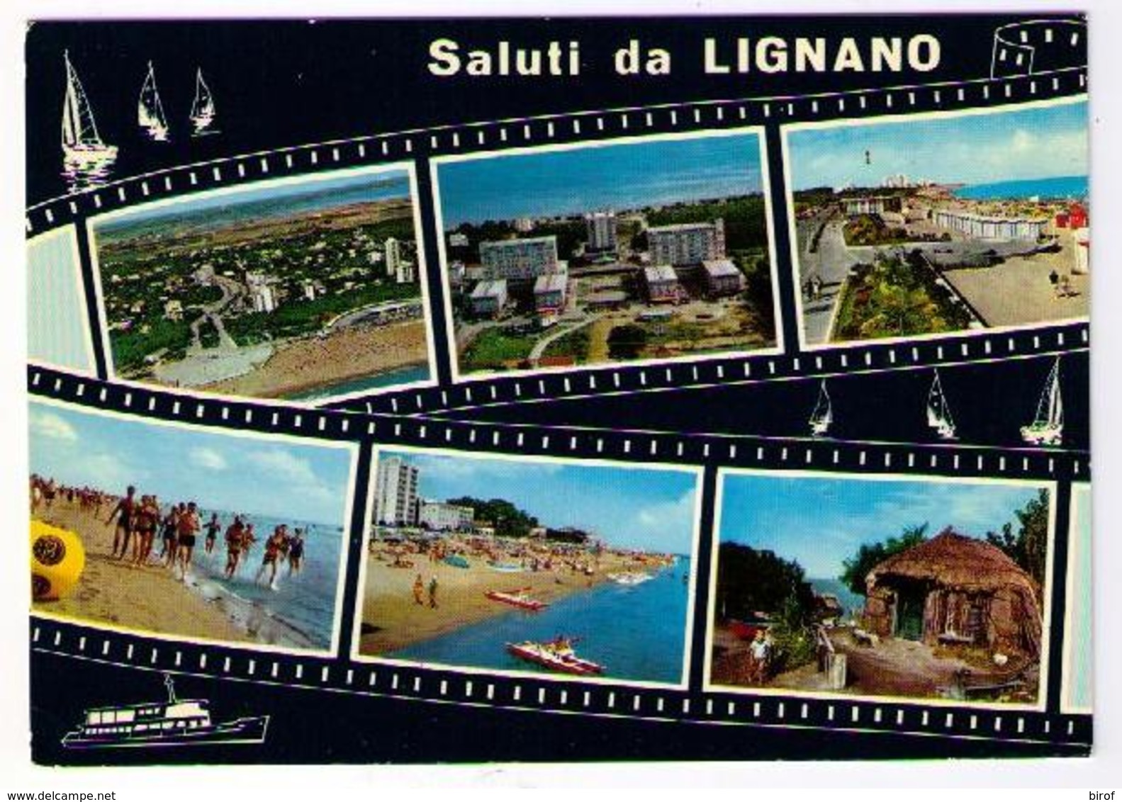 LIGNANO -  SALUTI IN FOTOGRAMMI  (UD) - - Udine