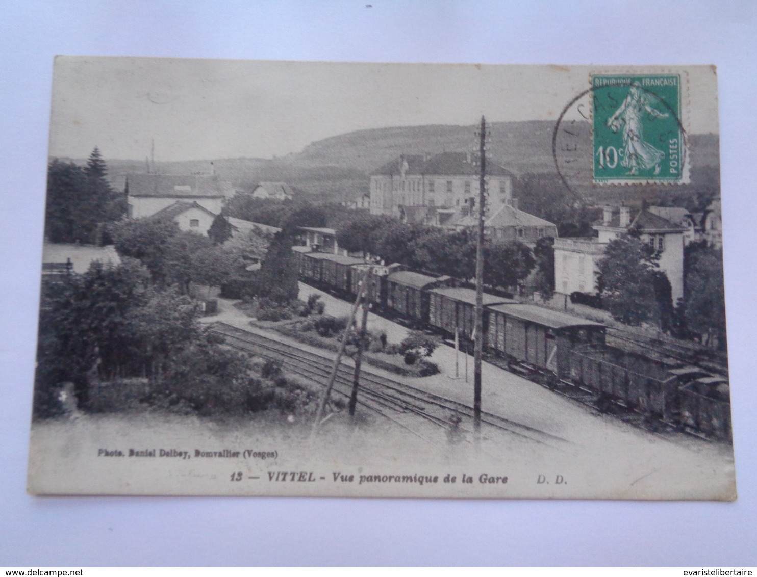 VITTEL : Vue Panoramique De La Gare ,n°13 - Contrexeville