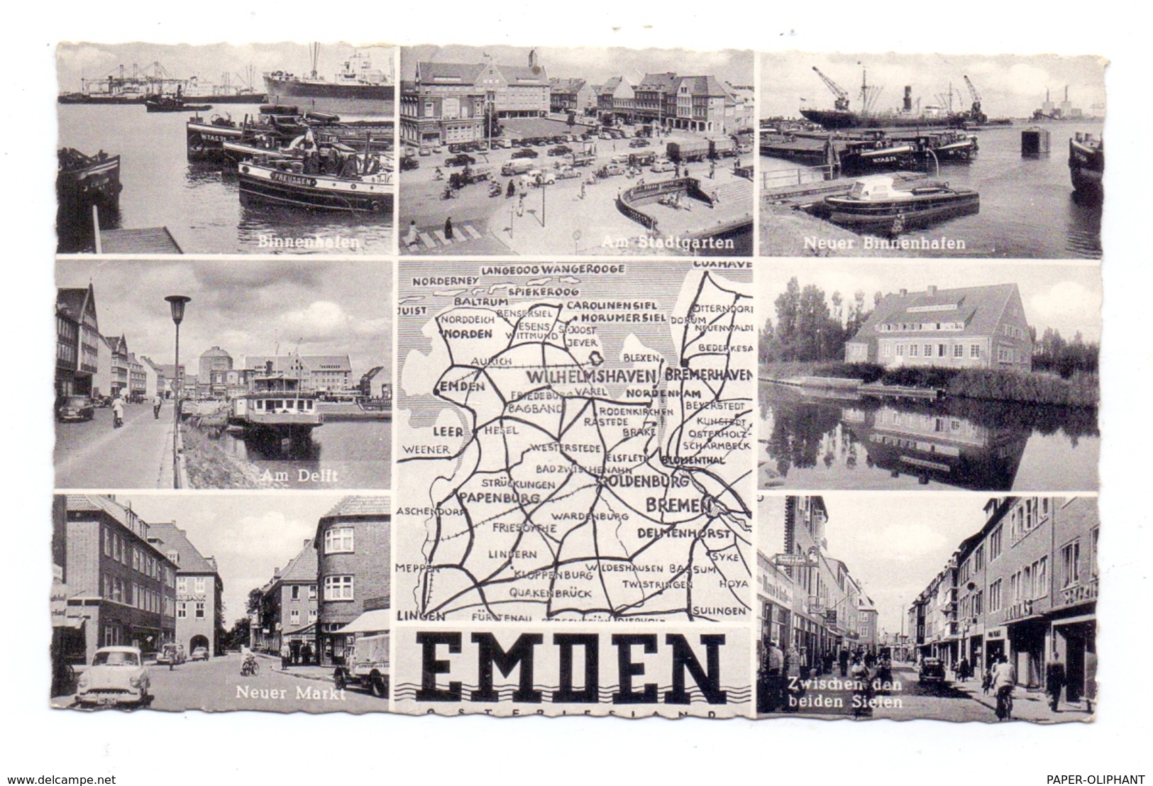 2970 EMDEN, Mehrbild-AK - Emden