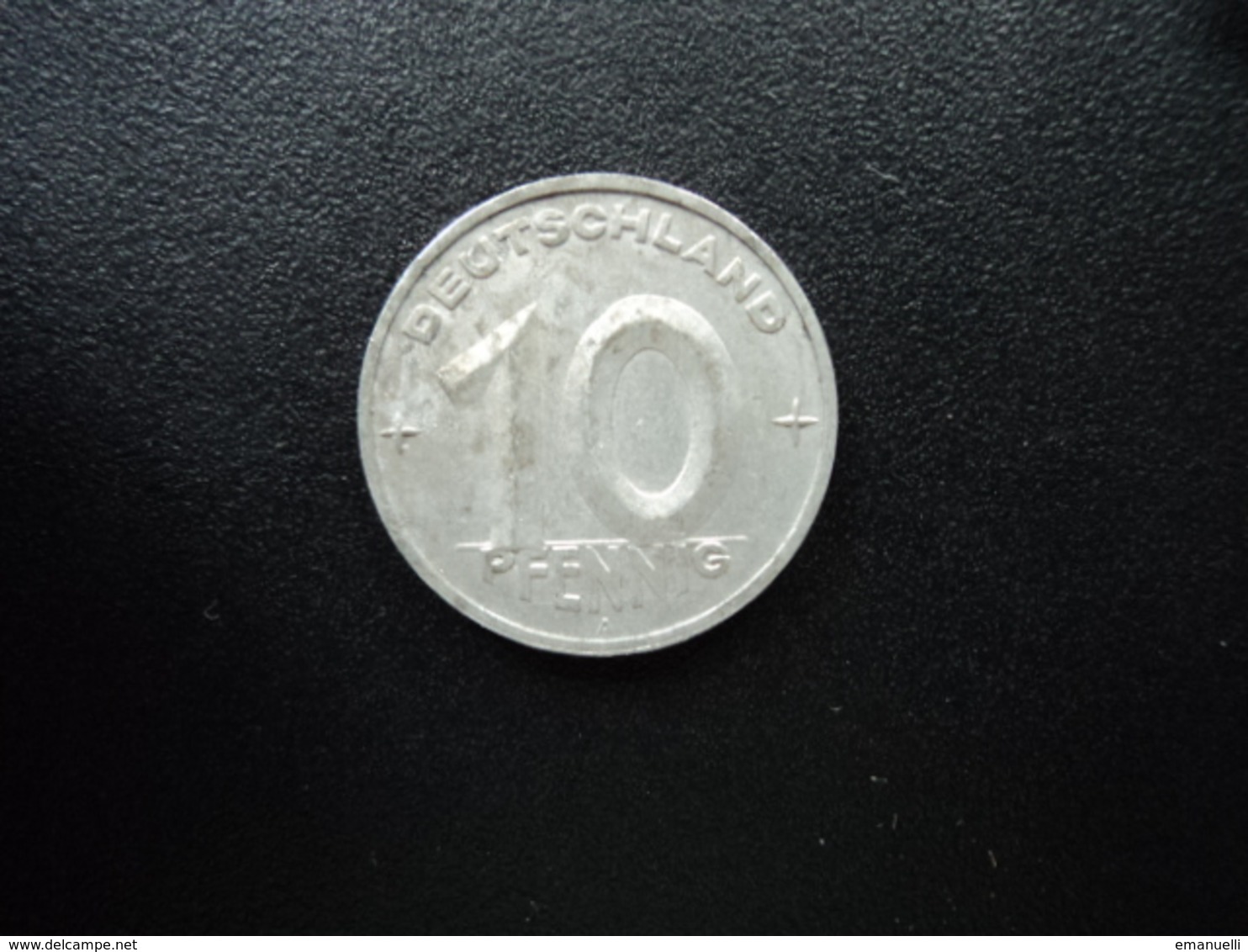 RÉPUBLIQUE  DÉMOCRATIQUE ALLEMANDE : 10 PFENNIG   1950 A   KM 3    SUP - 10 Pfennig